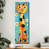 Painting by Numbers Orange Cat with Long Neck